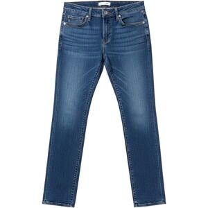 LOFT Curvy Straight Jeans Women 0 25 Dark Wash Denim Pants Classic Capsule
